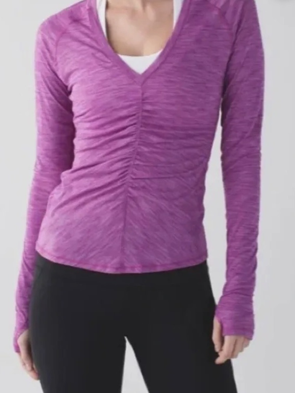 Lululemon Interval Long Sleeve Top Womens 4